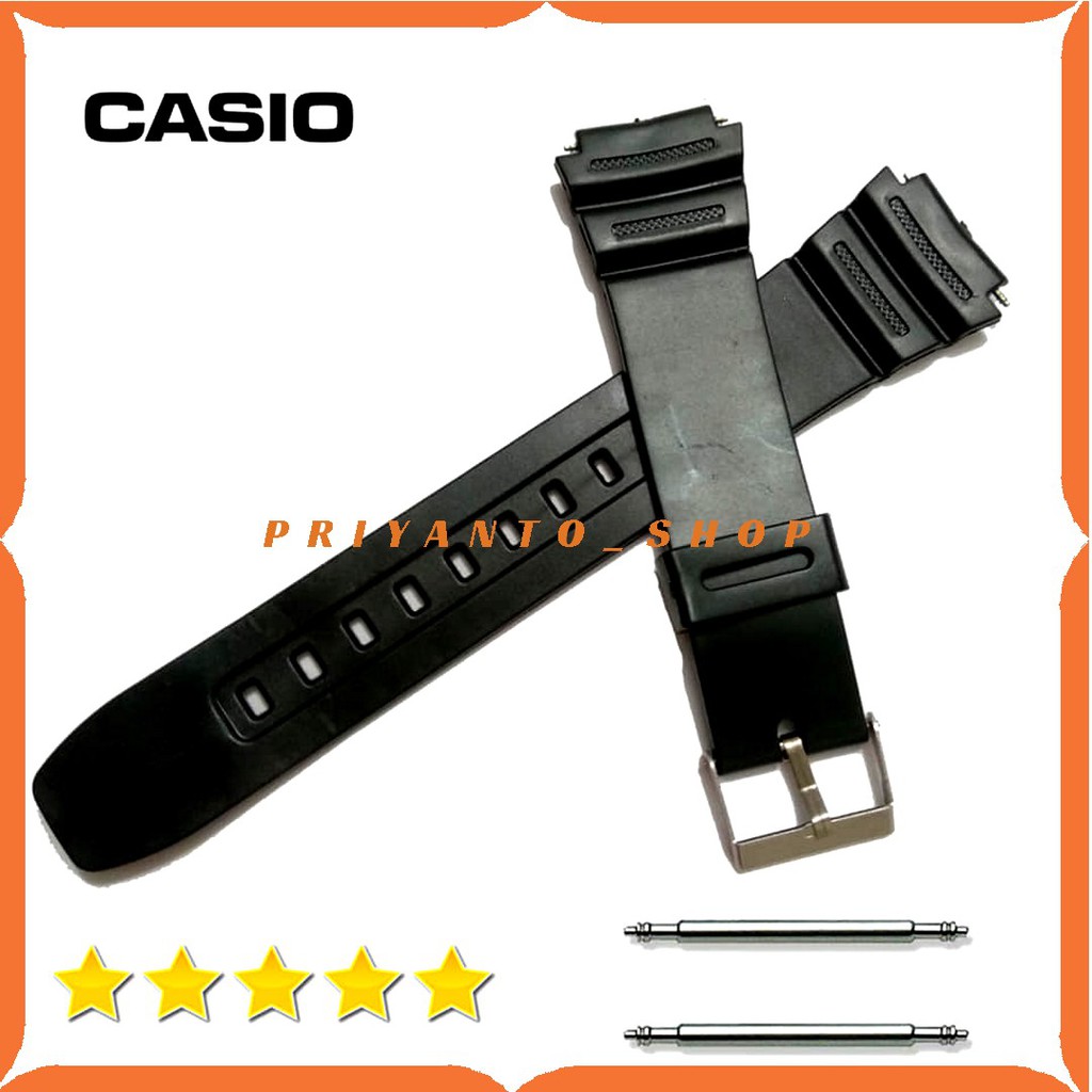 Tali Jam Tangan Casio W 216 W-216 Casio W216 Free Pen