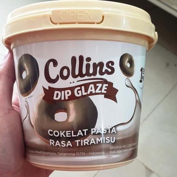 

Collins Dip Glaze Tiramisu 1kg - Topping Donat / Pisang Nugget TERLARIS TERPERCAYA ORIGINAL