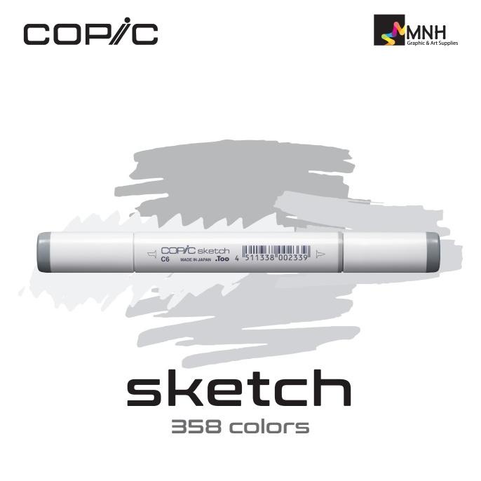 

Copic Sketch Marker Cool Grey Series (Satuan) C00 - C5