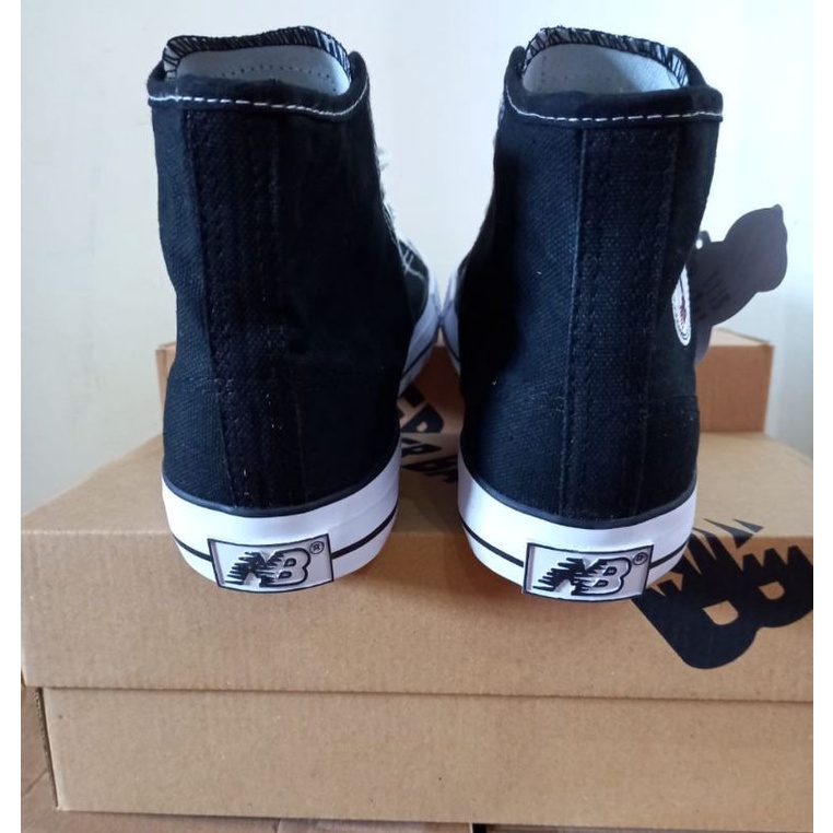 Sepatu Sekolah Master Basket MB 805 Hitam Putih Original Tinggi - HARGA MURAH