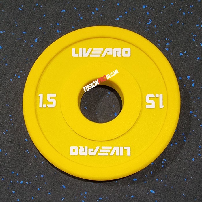Plat Beban 1.5kg x2 Change Plate Set Barbel Barbell Dumbell Livepro