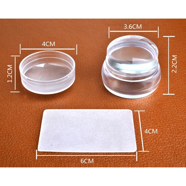 ORIGINAL Clear Nail Stamper for French Tip Nail Art