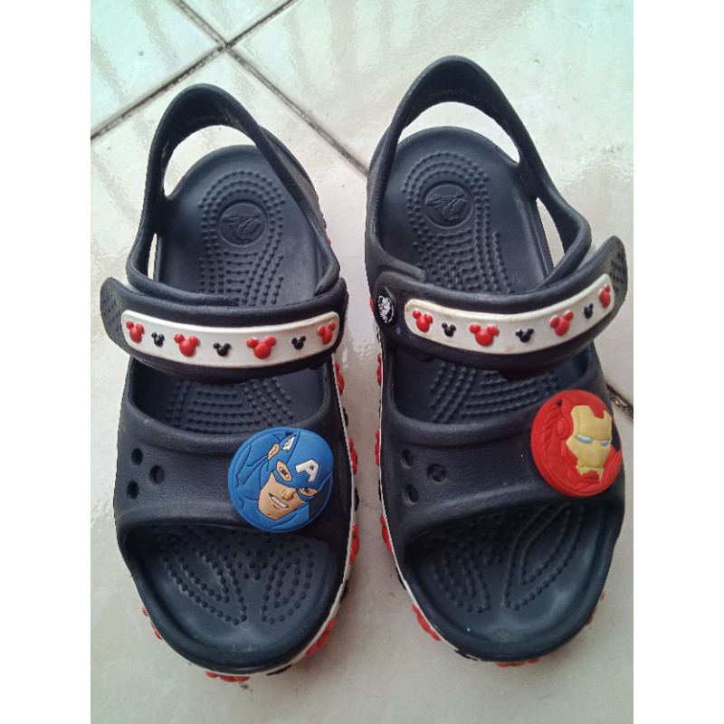 SEPATU SANDAL CROCS MICKEY KIDS ORI PRELOVED SECOND