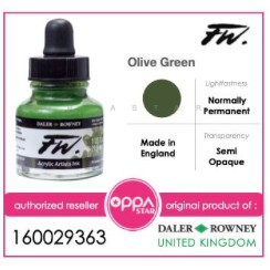 

Cat Aklirik Daler Rowney FW Ink 29.5 ML Olive Green 160029363