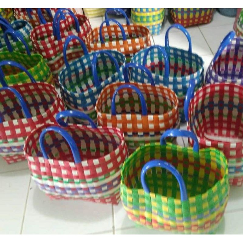 tas anyam cempluk sedang