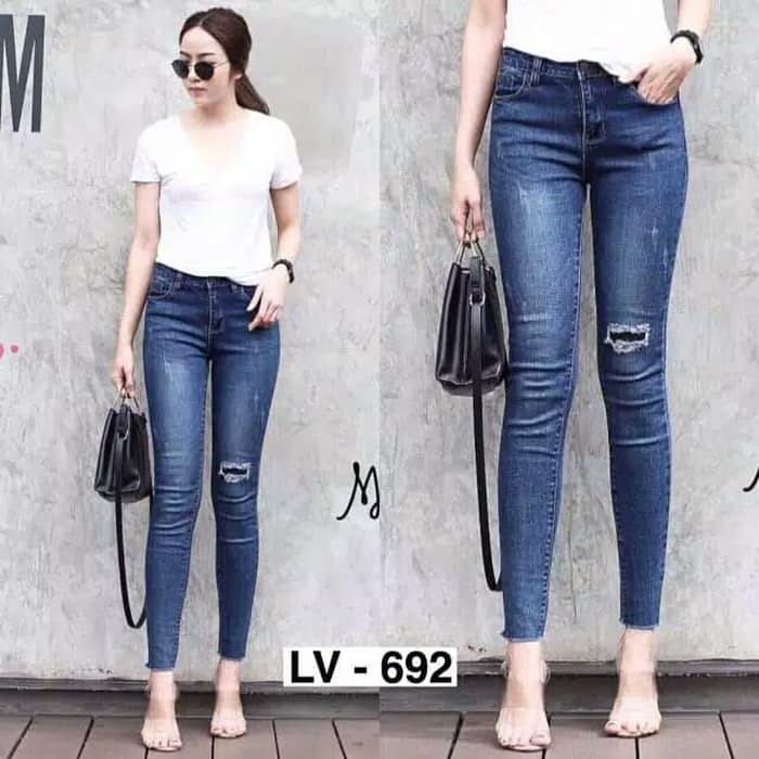 TERMURAH / Celana Jeans Wanita Skinny Panjang Celana Levis Cewek Original Murah