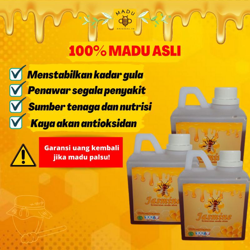 

madu murni asli multiflora sumbawa uray yaman tj propolis klanceng trigona sehat penggemuk badan