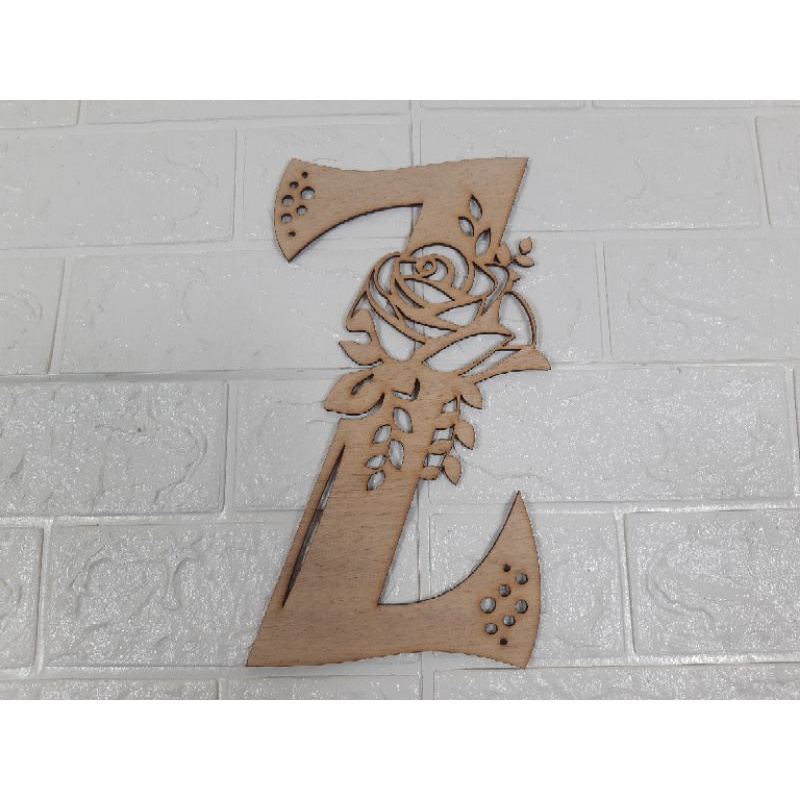 Huruf Kayu Multiplek / Plywood / Triplek huruf dekorasi costum tinggi 30 cm