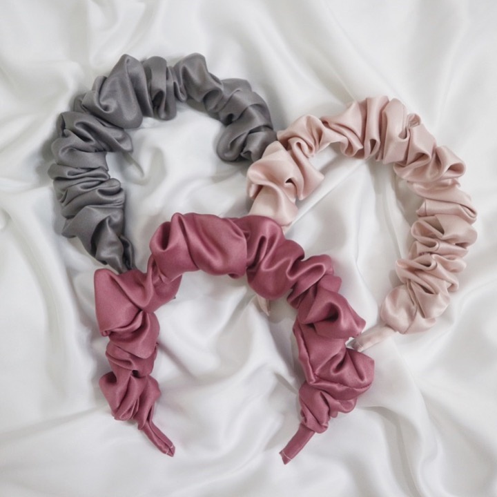 BANDO NAGITA/ BANDANA NAGITA/ BANDO SCRUNCHIE NAGITA/BANDO NAGITA SATUAN WARNA RANDOM