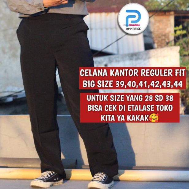 CELANA FORMAL PAKAIAN PRIA CELANA KAIN PRIA REGULER FIT CELANA PANJANG KERJA PRIA FORMAL CELANA BAHA