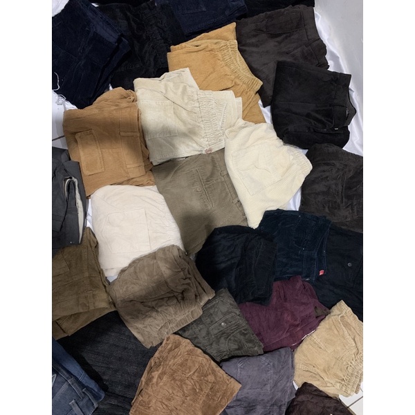 Borongan Celana corduroy