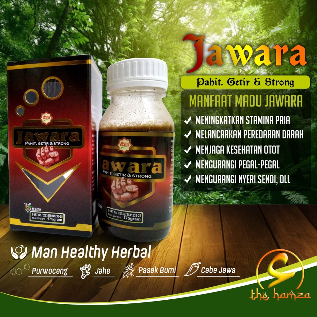 Madu Jawara Super Obat Kuat Herbal Alami Asli Kesehatan Pria Dewasa-2