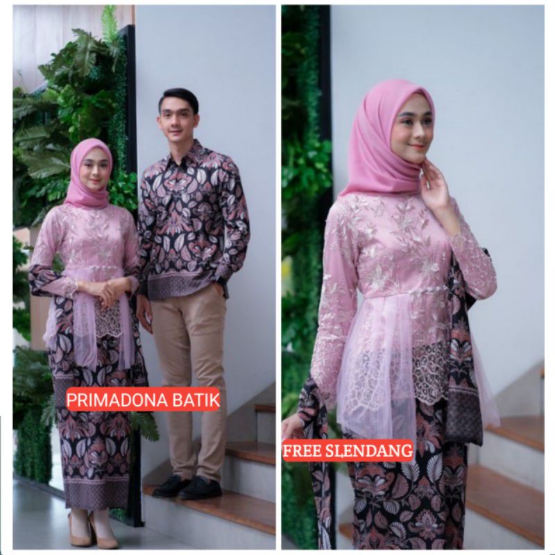 Couple Kebaya Modern Baju Wisuda Tunangan Lamaran Terbaru Baju Batik Brokat Couple