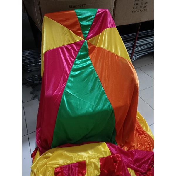 atap trampoline 12 feet kainnya aja aksesoris