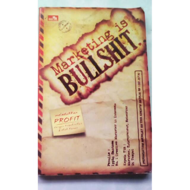buku book marketing is bullshit meledakan profit otak kanan ippho santosa