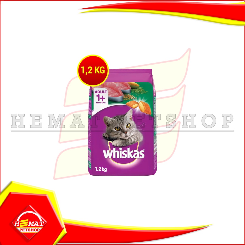 Makanan Kucing Whiskas 1.2kg All Varian