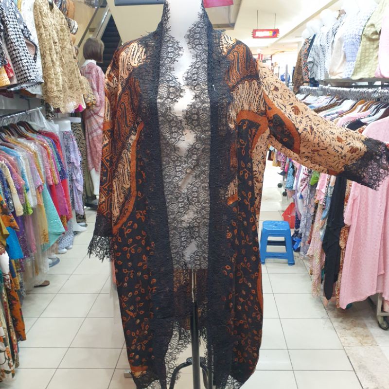 BIG SIZE JUMBO OUTER BATIK VISCOSE (KIRIM INSTAN)