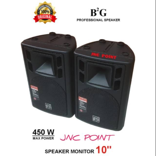 SPEAKER PASIF BOX FIBER B2G 10inch 2 unit ORIGINAL