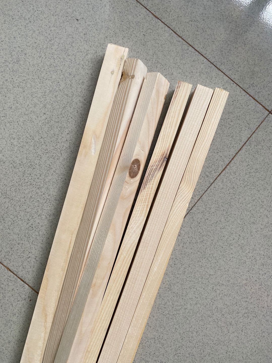 Kayu Kaso Jati Belanda 110x2.5x2cm Balok Kayu Reng Kecil (minimal 2batang)