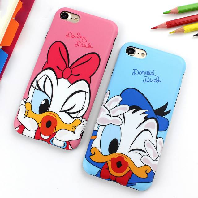 Cute minnie mickey donald pooh stitch daisy untuk oppo xiaomi vivo samsung meizu iphone infinix asus