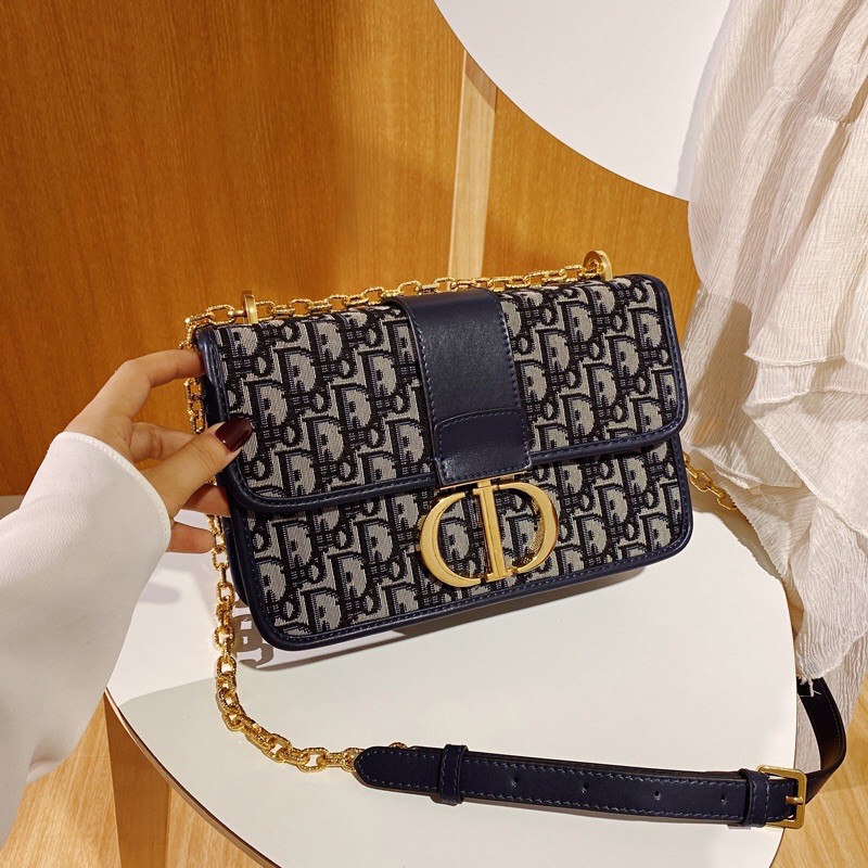 Tas Selempang Wanita C*D DR Diorr Dior 30 Montaigne Flap Chain Bag