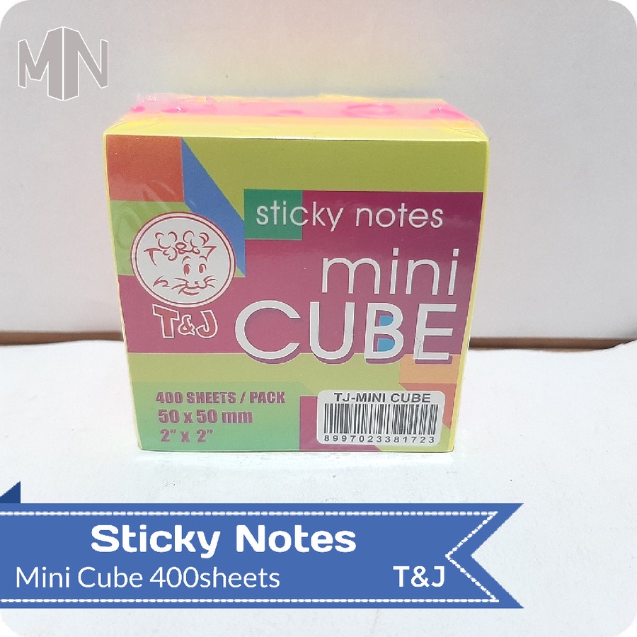 

Sticky Notes Mini Cube 400sheets T&J