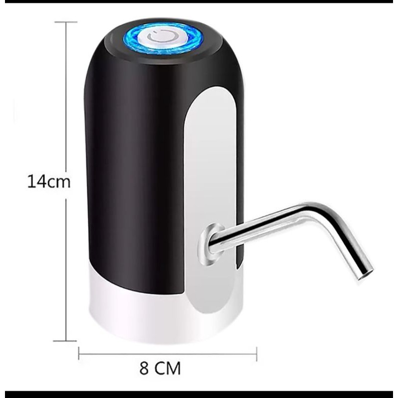 Pompa Galon Dispenser Elektrik USB RECHARGE + LED