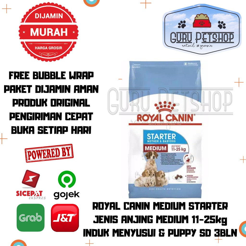 Royal Canin Medium Starter 4kg Freshpack - Medium Starter Mother &amp; Baby Dog Dry Dog Food Royal Canin