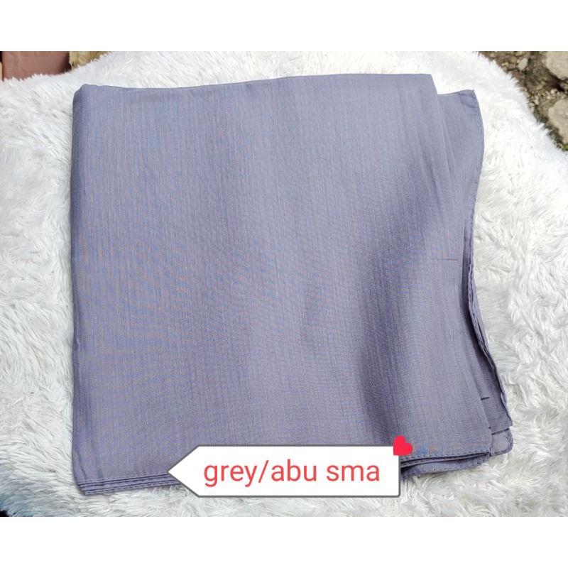 jilbab umama basic voal part 2/segi empat umama basic voal-Grey