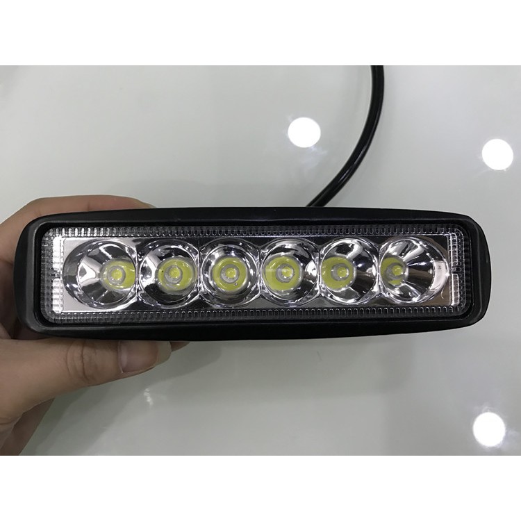 DRL Worklight Lampu LED Headlight Mobil Offroad 18W - LM42 1 Pcs