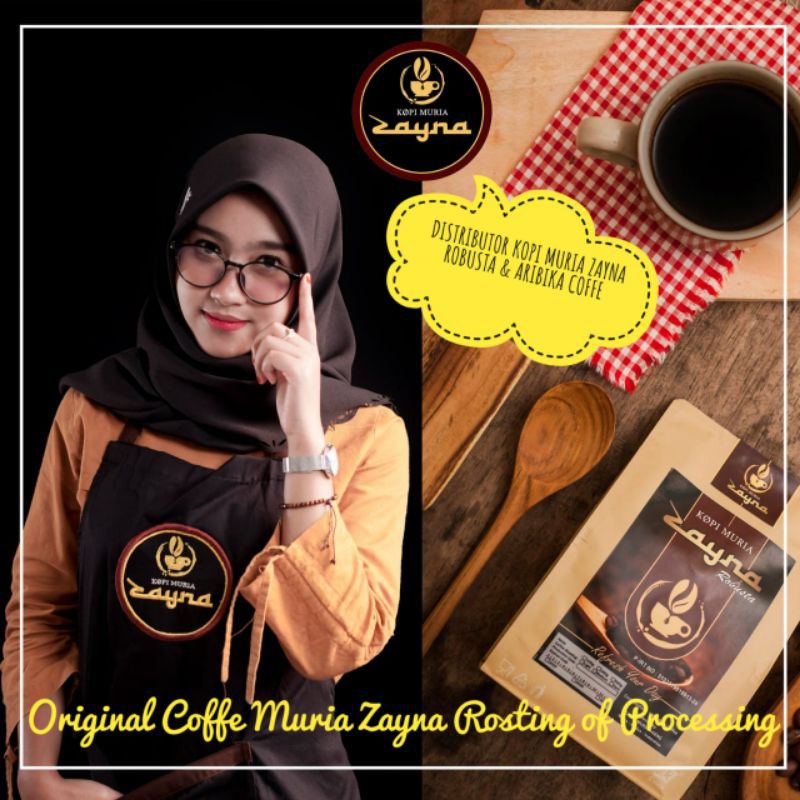 Kopi Serbuk (Bubuk) Muria Zayna Original , diambil langsung dari distributor resmi