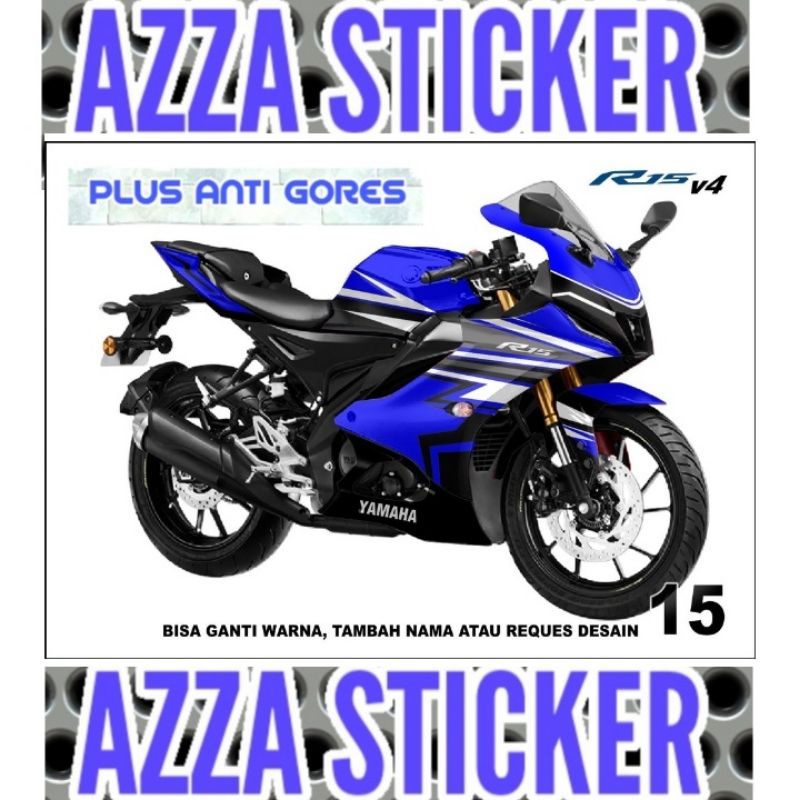 Stiker Dekal R15 V4 Decal Motor R15 V4 Full body Sticker Decal Motor R15 V4 Dekal Motor R15 V4 Full 