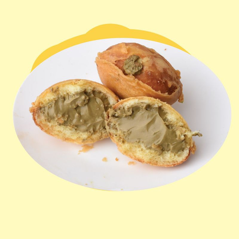 

Hojicha crispy doughnut