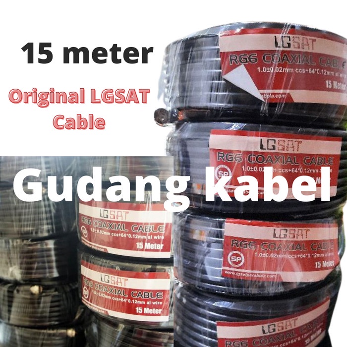 Kabel Antena Parabola 15 meter high quality