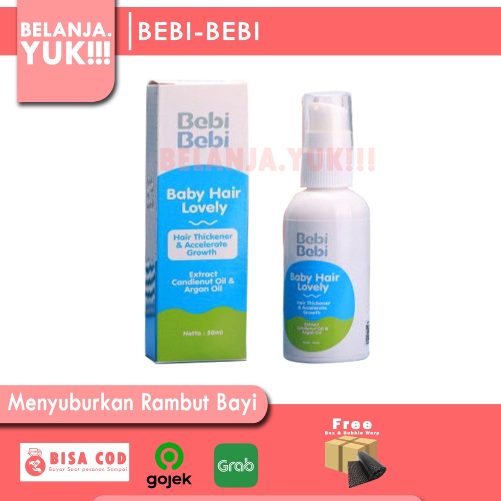 Penumbuh dan Penebal Rambut Bayi By Bebi Bebi Hair Lovely