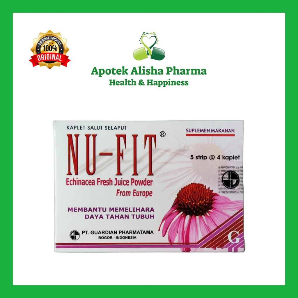 Nufit Tablet(Strip 4tablet)-Nupit tablet Suplemen Daya Tahan Tubuh