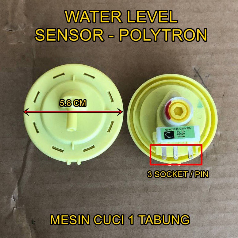 [BAYAR DITEMPAT] WATER LEVEL SENSOR MESIN CUCI POLYTRON