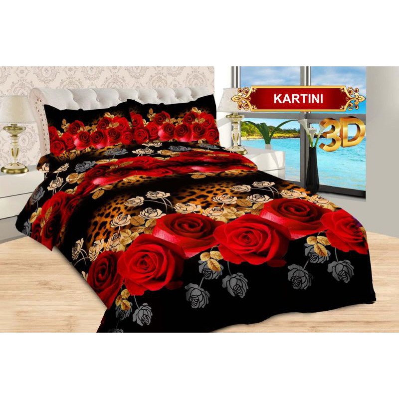 SPREI BONITA 3D DISPERSE 180X200 Motif Kartini