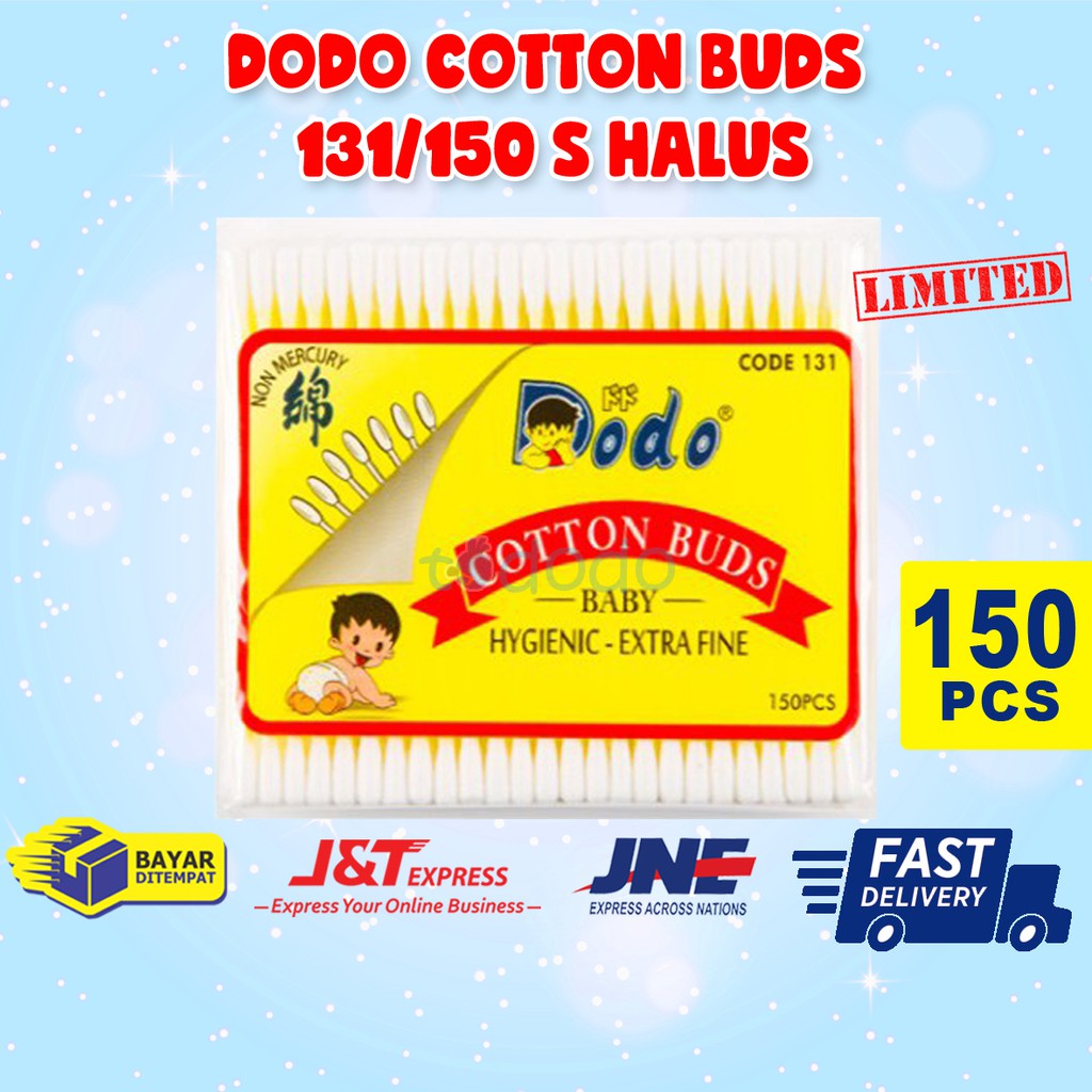 Dodo Cotton Buds 131/150pcs Halus