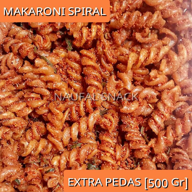 

[PROMO MURAH] 500 Gr MAKARONI SPIRAL kriwil rasa extra pedas murah enak gurih grosir NAUFAL SNACK