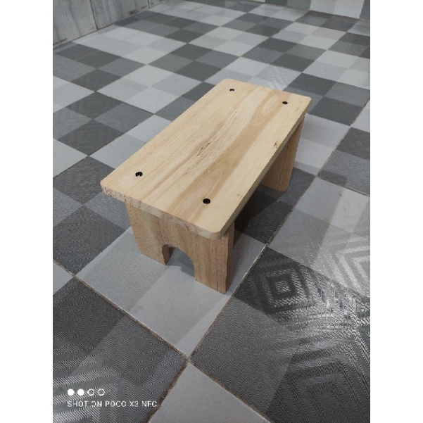 Dingklik Kayu / Kursi Jongkok KECIL / Jengklok / Kursi Jongkok Kayu