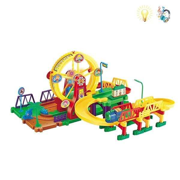 MAINAN KERETA TRAIN TRACKS BUILDING BLOCK RAIL