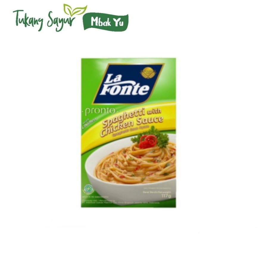 

la fonte spaghetti with sauce 117gr