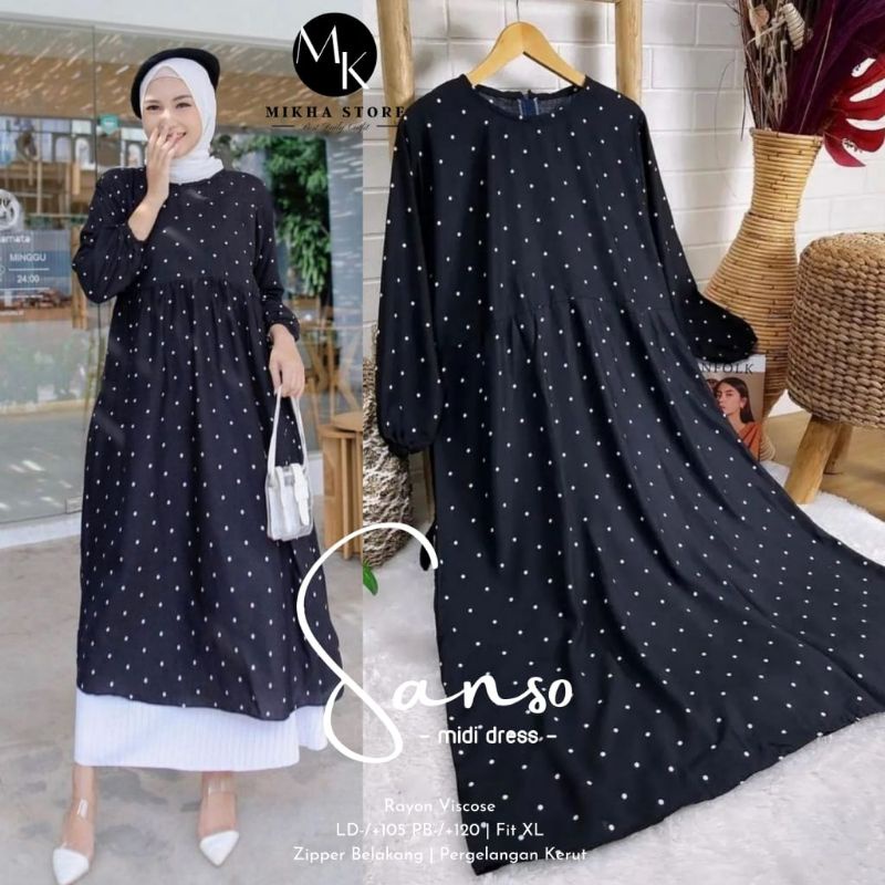 SANSO MIDI DRESS