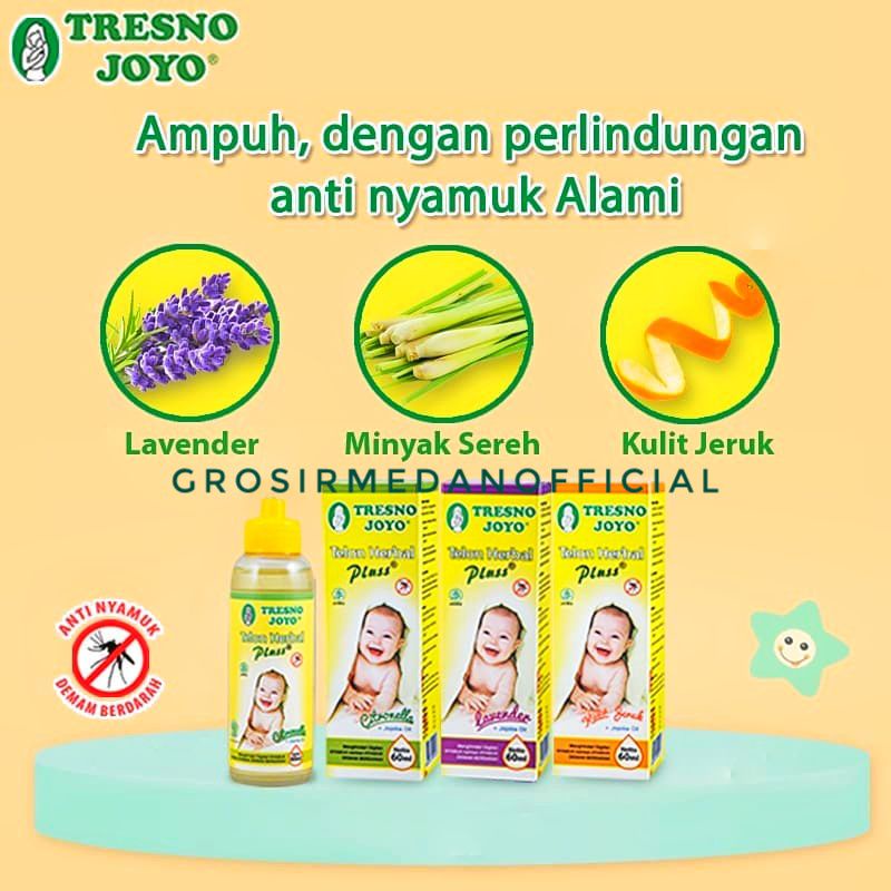 TELON HERBAL PLUS TJ TRESNOJOYO - CITRONELLA LAVENDER ORANGE