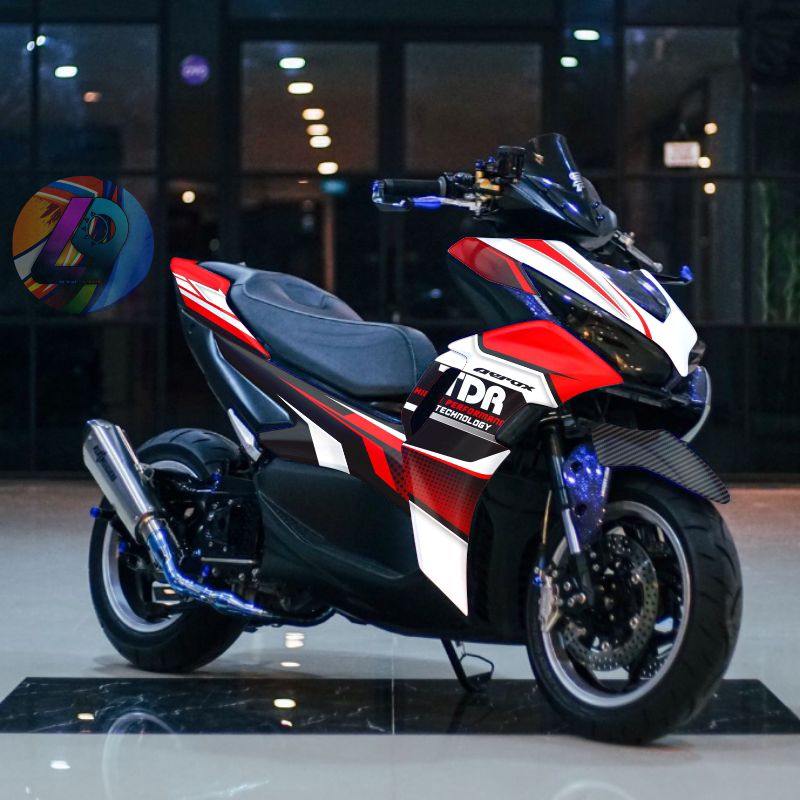 stiker decal yamaha aerox conected full body