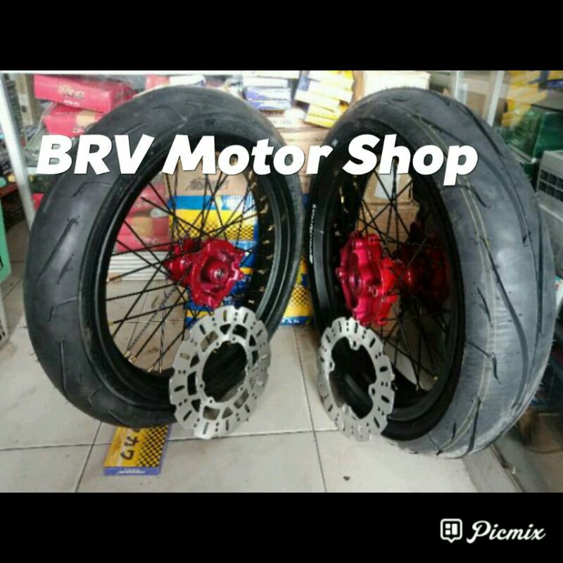 Sepaket SuperMoto Klx D Tracker 150