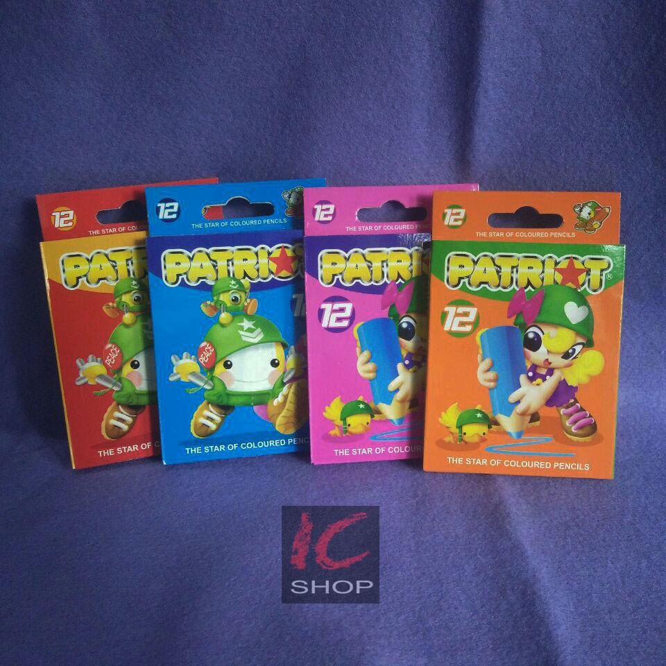 

pensil warna patriot 12w pendek