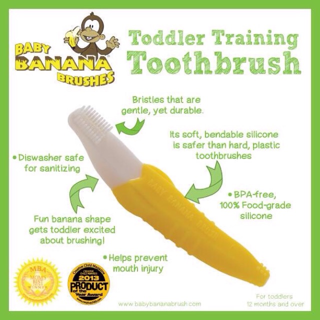 ORIGINAL Baby Banana Brush Toddler | sikat gigi bayi