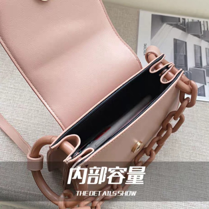 BJ15163 - BLACK/PINK/RED/WHITE - TAS SLEMPANG JINJING TOTEBAG HANDBAG TALI RANTAI TAS WANITA FASHION IMPORT MODIS ELEGAN TERMURAH TERLARIS TERBARU BAGSTORE JAKARTA TAS BATAM LT1224 ELJ5163 CR7300